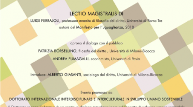 Principio di uguaglianza Beni comuni e sviluppo sostenibile